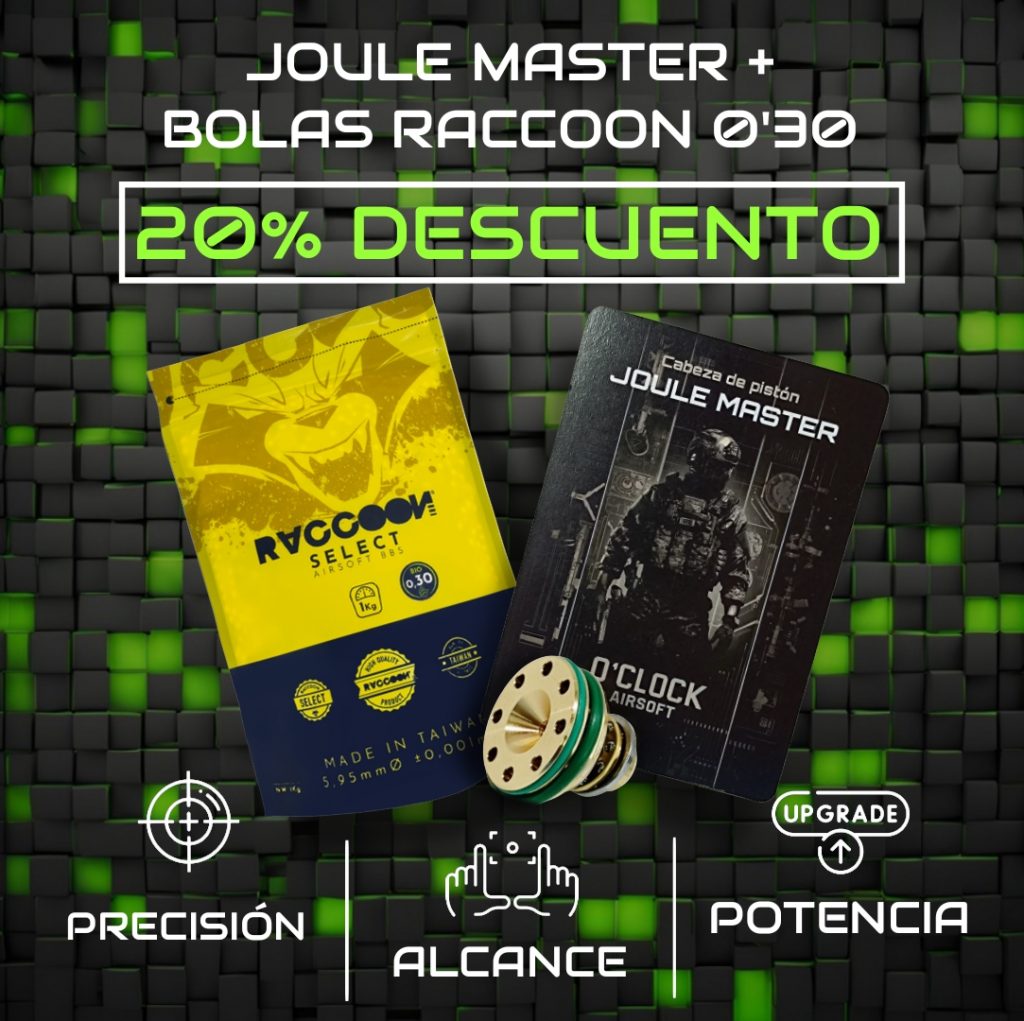 Pack Joule Master + Bolas 0,30 Raccoon Select